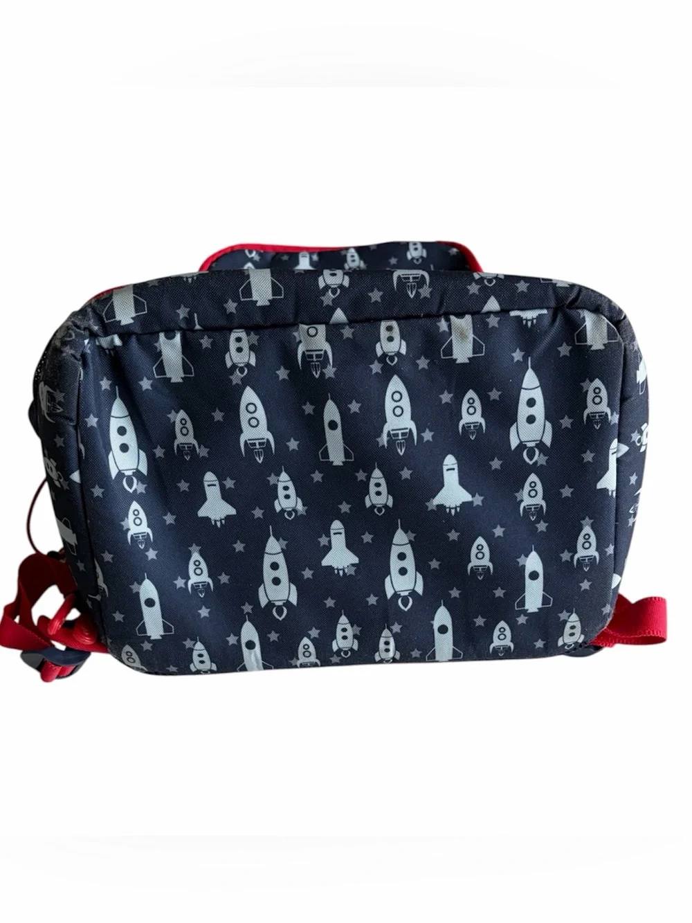Bentgo 2-in-1 Kids Navy Rocket Print Backpack with Built-in Lunch Bag